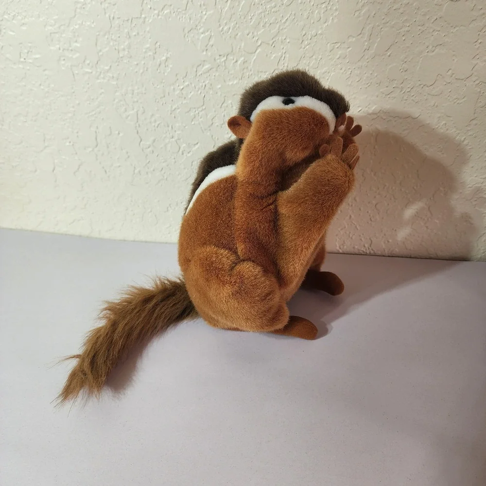 Folkmanis Folktails Chipmunk Hand Puppet‎ Brown Plush Furry Folk 9 Inch